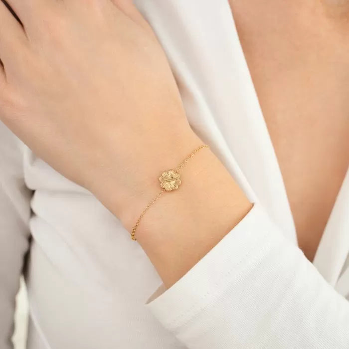 Best Clover Bracelet - Gold