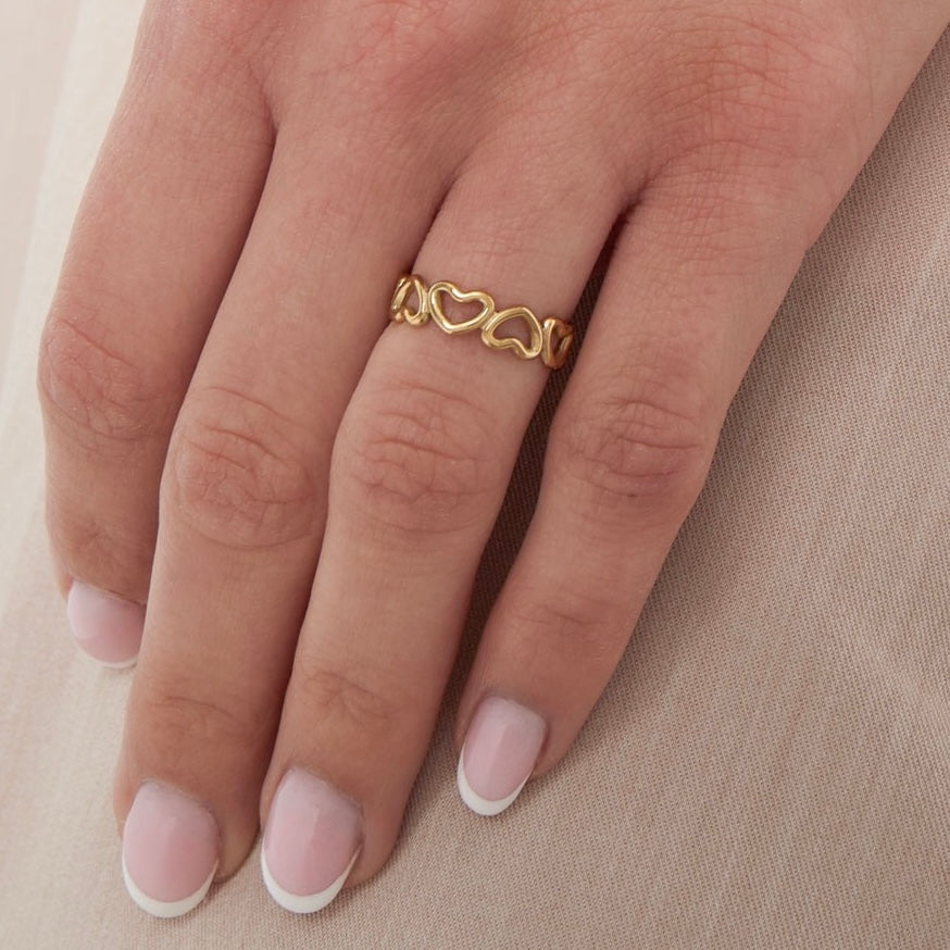 Love All Over Ring - Gold