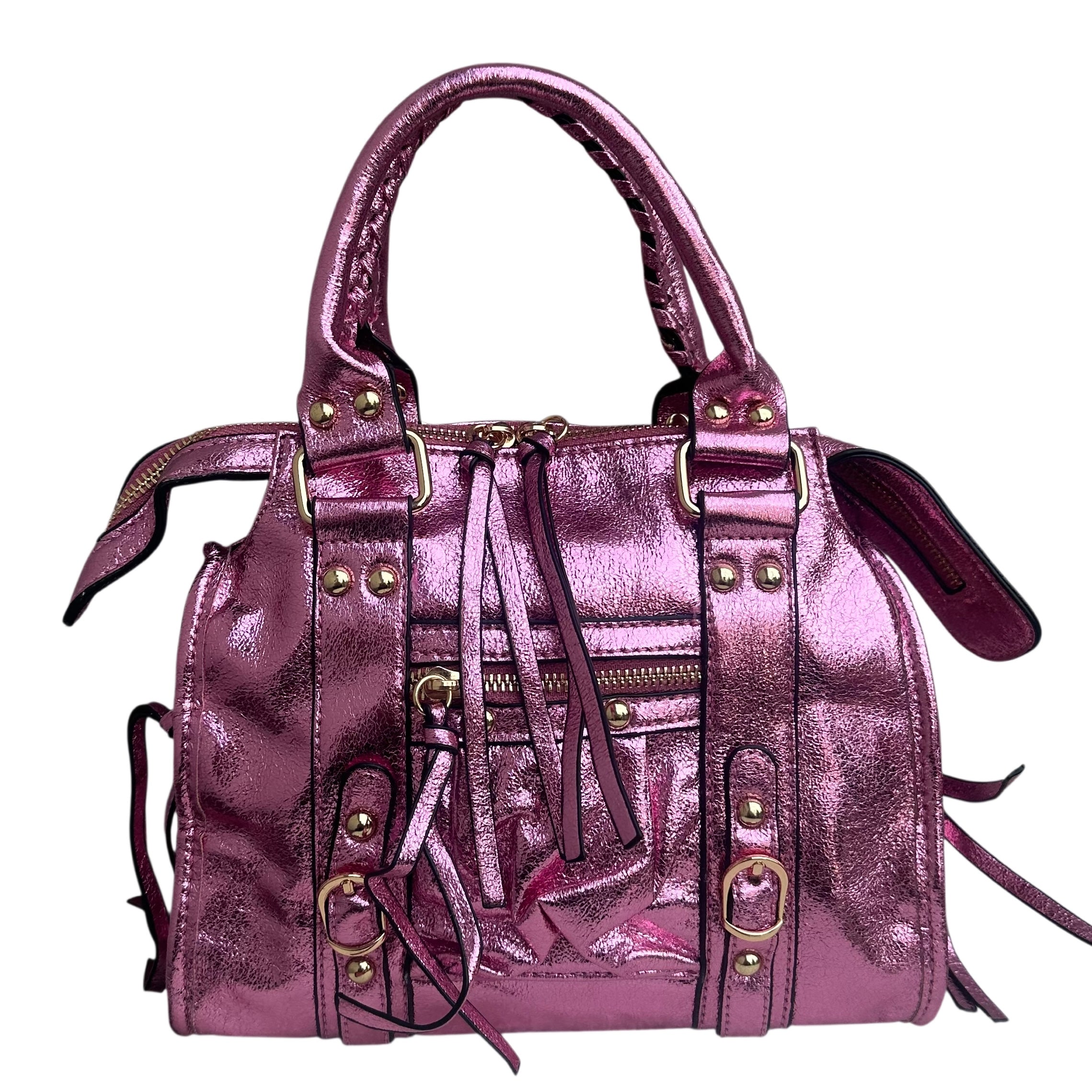 Liv Metallic Medium Tas - Roze