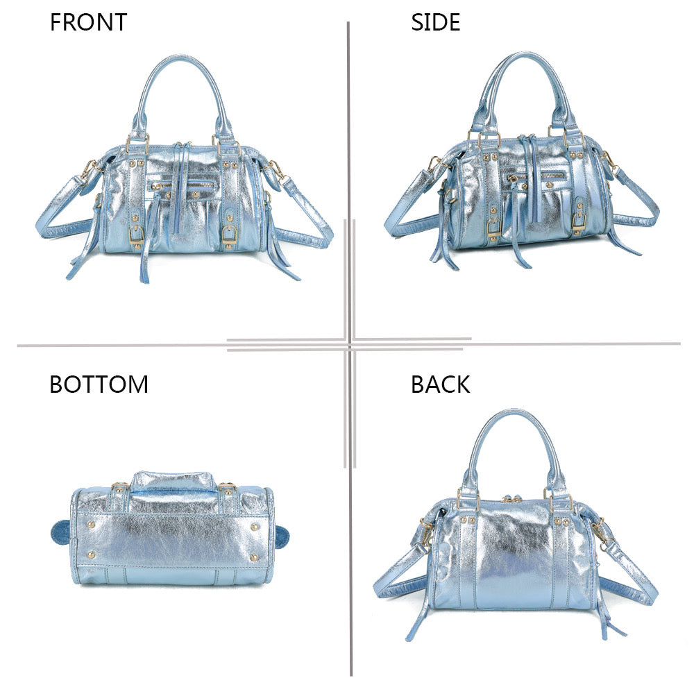 Liv Shiny Medium Tas - Metallic Blauw