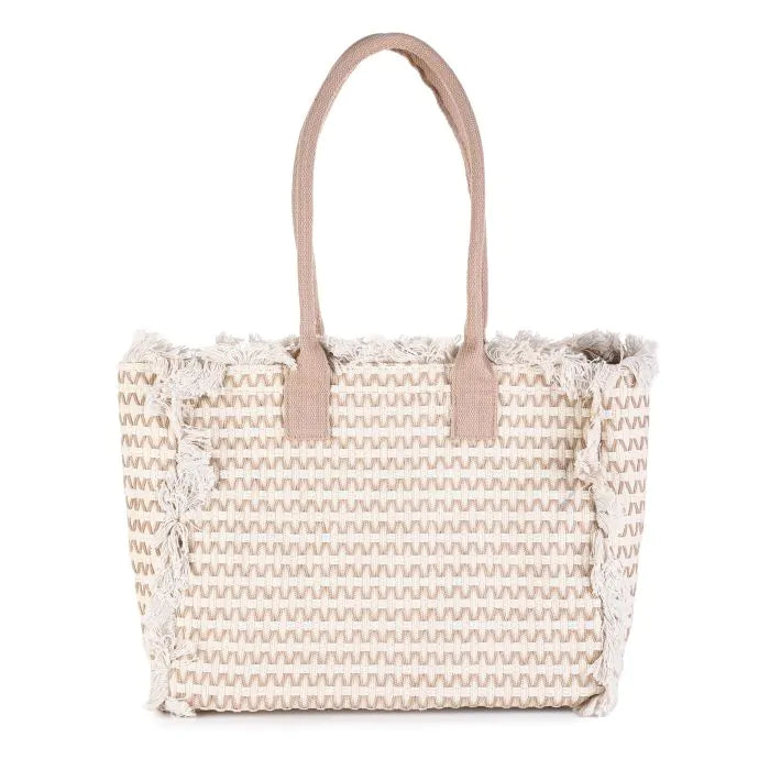 Trendy Shopper Tas - Beige