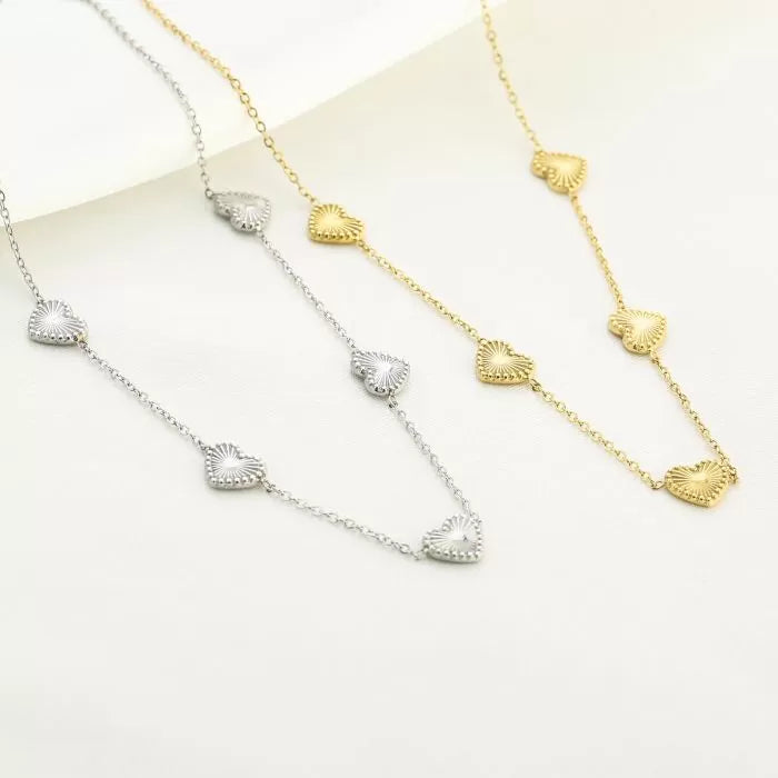 Much Heart Necklace - Gold