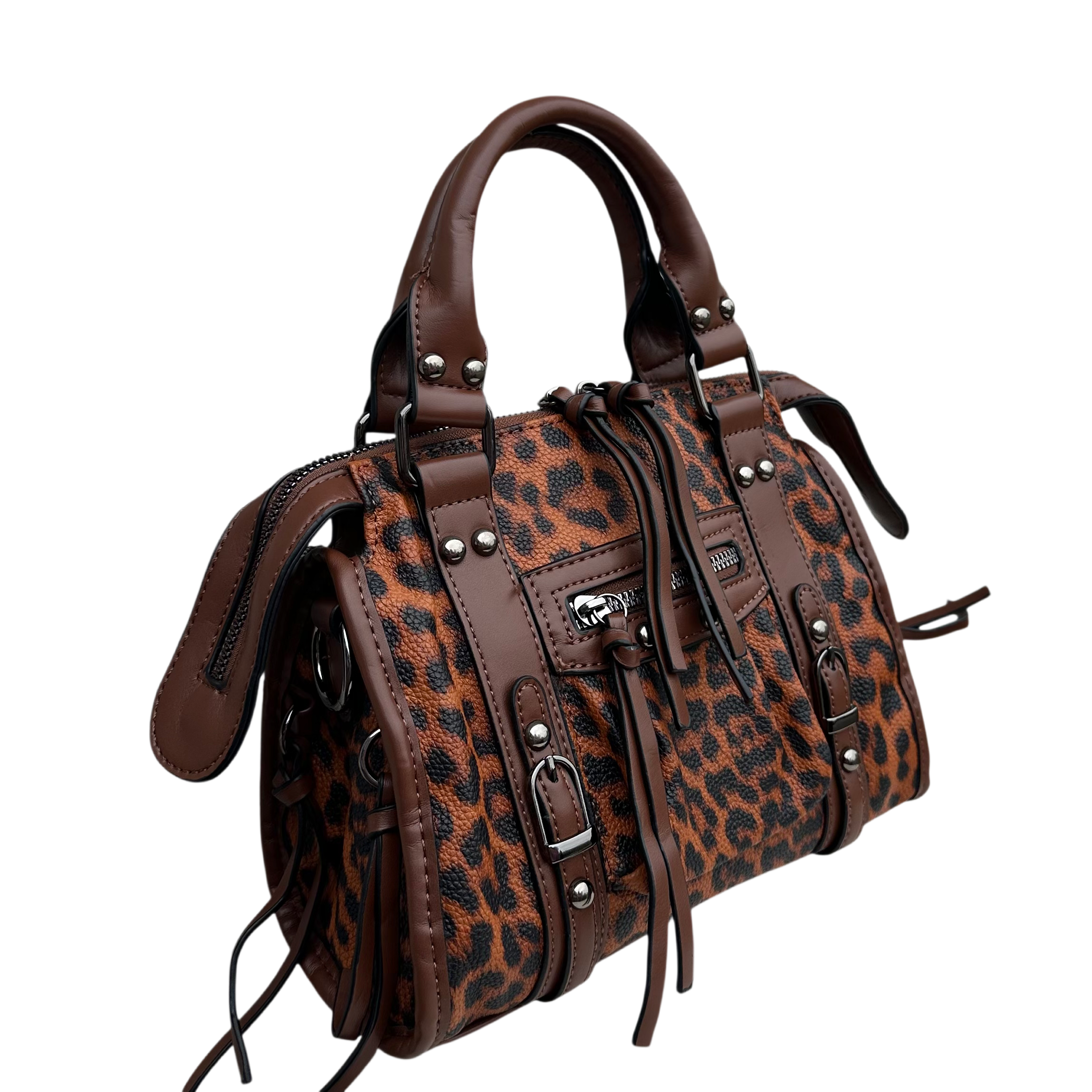 Liv Medium Leopard Tas - Bruin