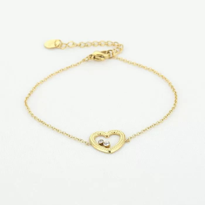 Two Love Bracelet - Gold