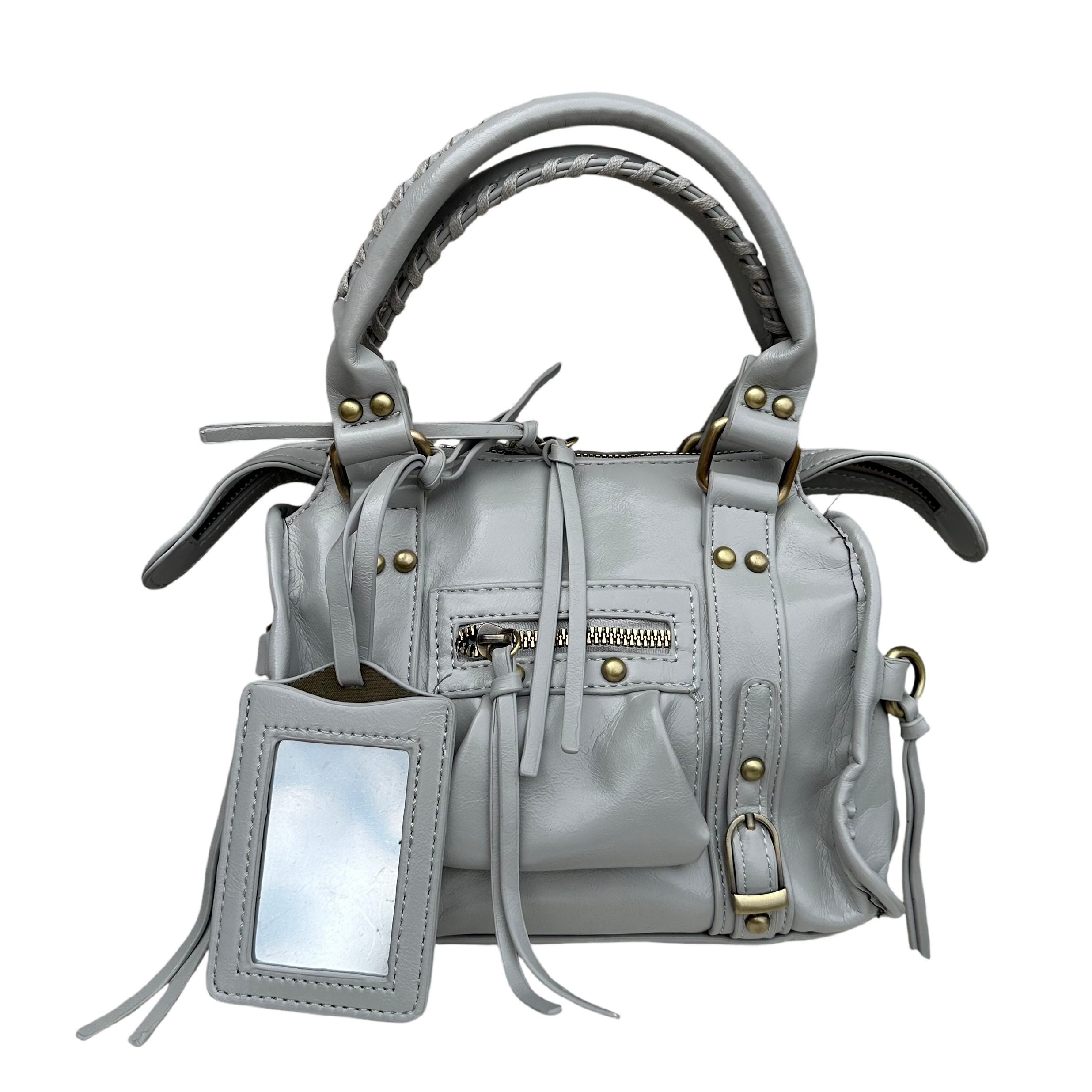 Liv Small Mirror Tas PU Leer - Grijs