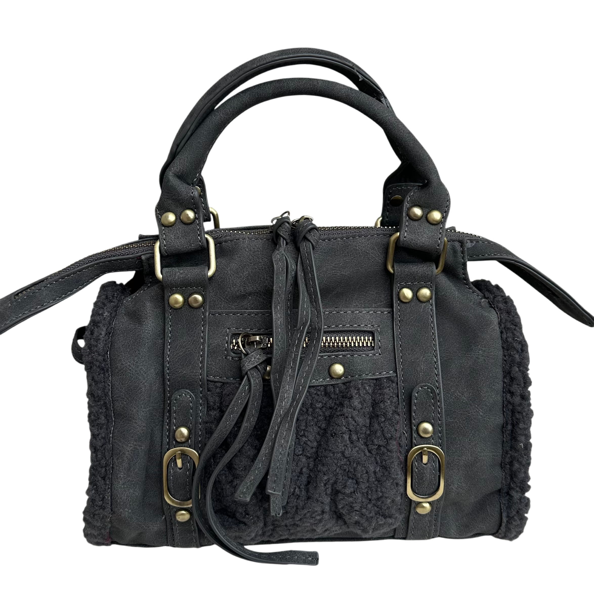 Liv Teddy Medium Tas - Donker Grijs