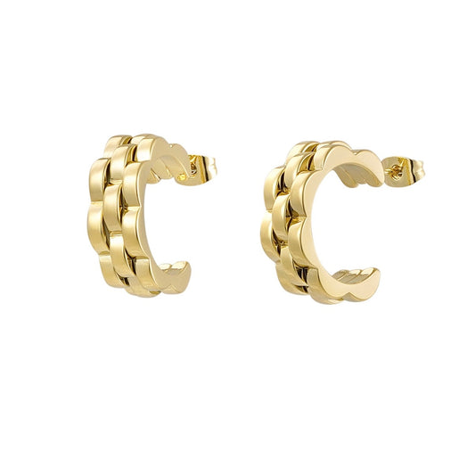 Chainy Classic Earrings - Gold