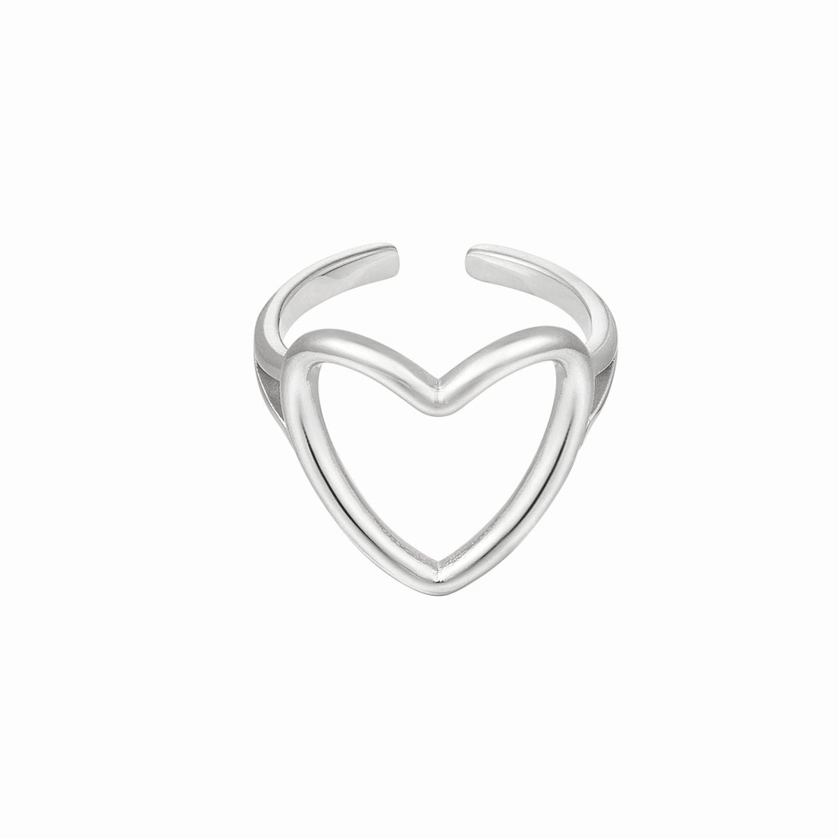 Amore Heart Ring - Silver - Sieradenbycelin Sieradenbycelin Sieradenbycelin