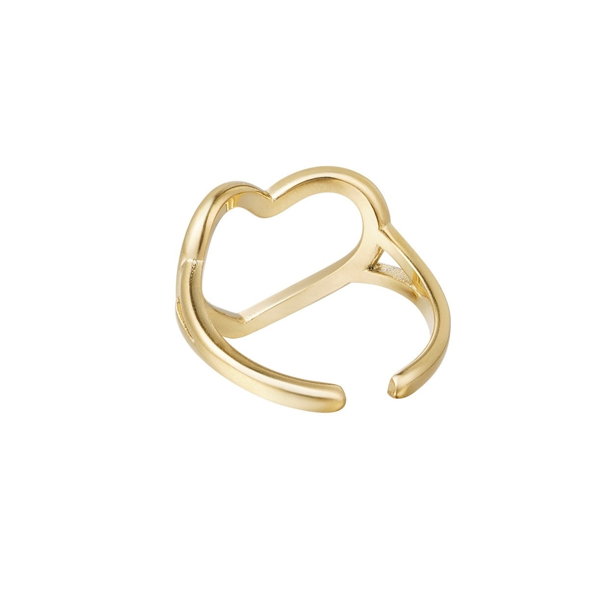 Amore Heart Ring - Gold - Sieradenbycelin Sieradenbycelin Sieradenbycelin