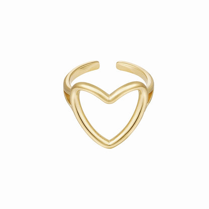 Amore Heart Ring - Gold