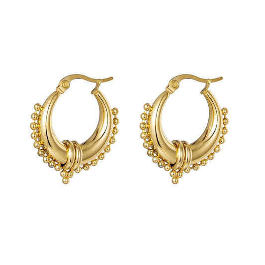 Bali Saraswiti Earrings - Gold - Sieradenbycelin Sieradenbycelin Sieradenbycelin