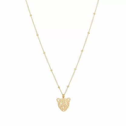 Leopard Necklace - Gold