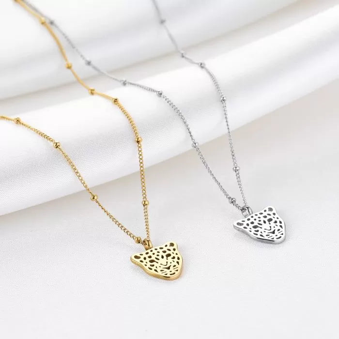 Leopard Necklace - Gold - Sieradenbycelin Sieradenbycelin Sieradenbycelin