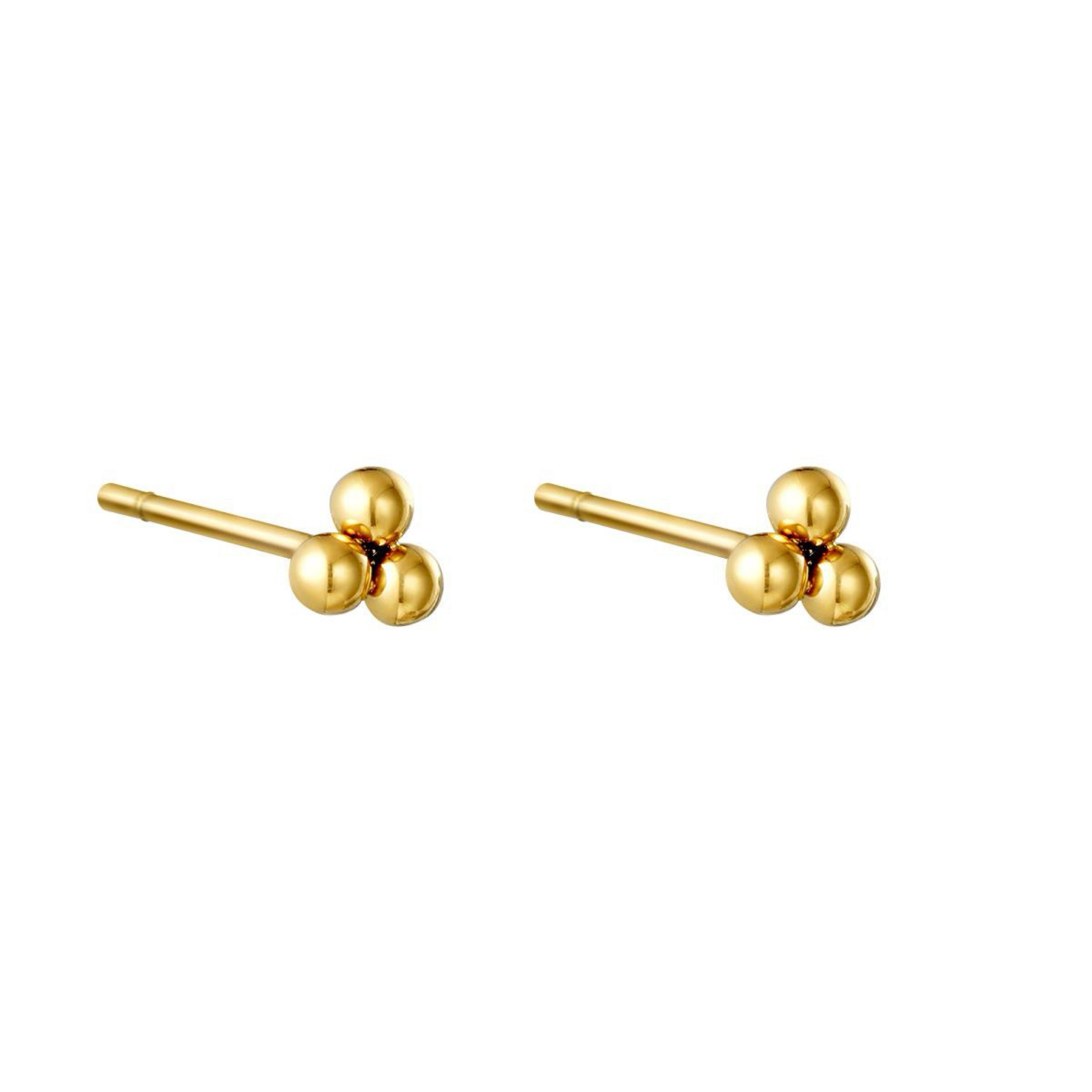 Ear Stud Dot - Gold - Sieradenbycelin Sieradenbycelin Sieradenbycelin