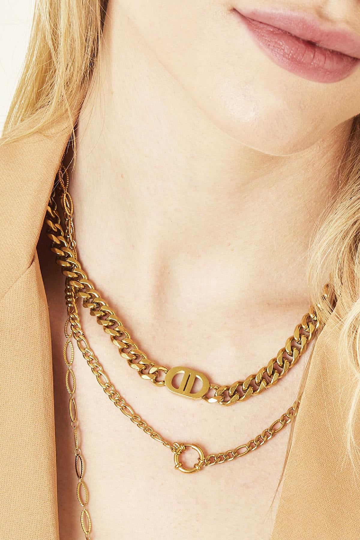 Good Life Necklace - Gold - Sieradenbycelin Sieradenbycelin Sieradenbycelin