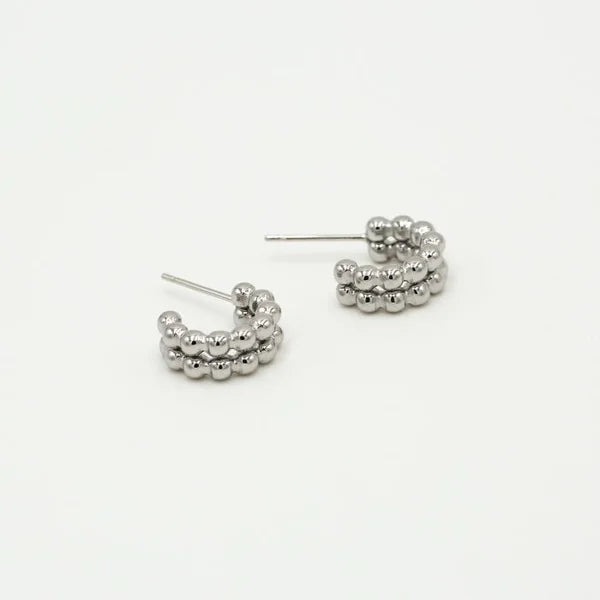 Party Point Earrings - Silver