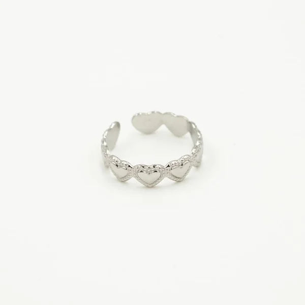 Lot Heart Ring - Silver