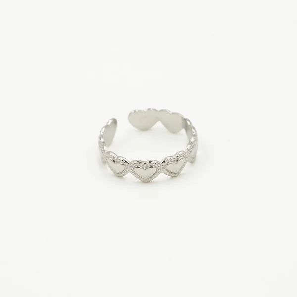 Lot Heart Ring - Silver - Sieradenbycelin Sieradenbycelin Sieradenbycelin