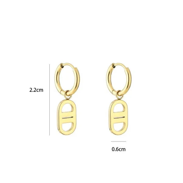 Good Life Earrings - Gold - Sieradenbycelin Sieradenbycelin Sieradenbycelin