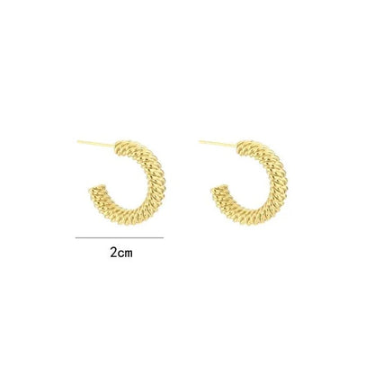 Twizy Earrings - Gold