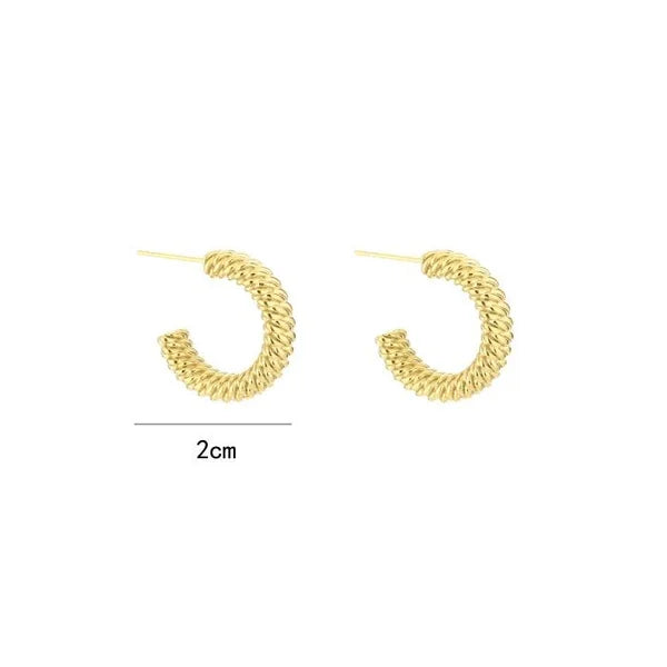 Twizy Earrings - Gold