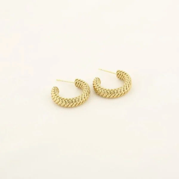 Twizy Earrings - Gold