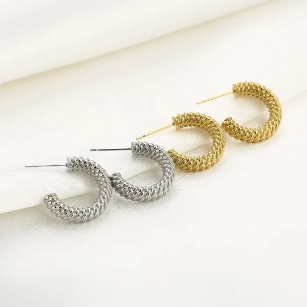 Twizy Earrings - Gold