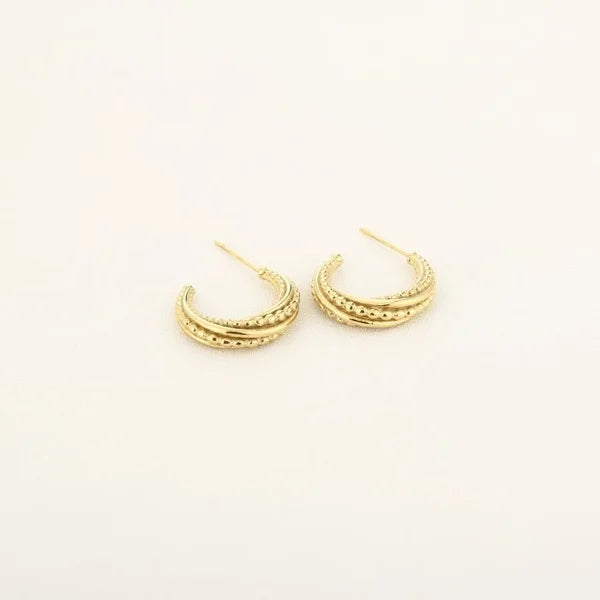 Bali Earrings - Gold - Sieradenbycelin Sieradenbycelin Sieradenbycelin