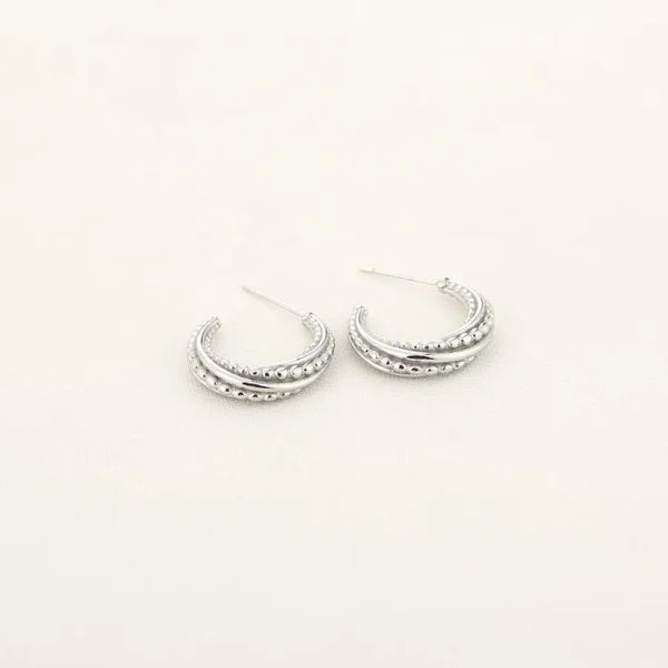 Bali Earrings - Silver - Sieradenbycelin Sieradenbycelin Sieradenbycelin