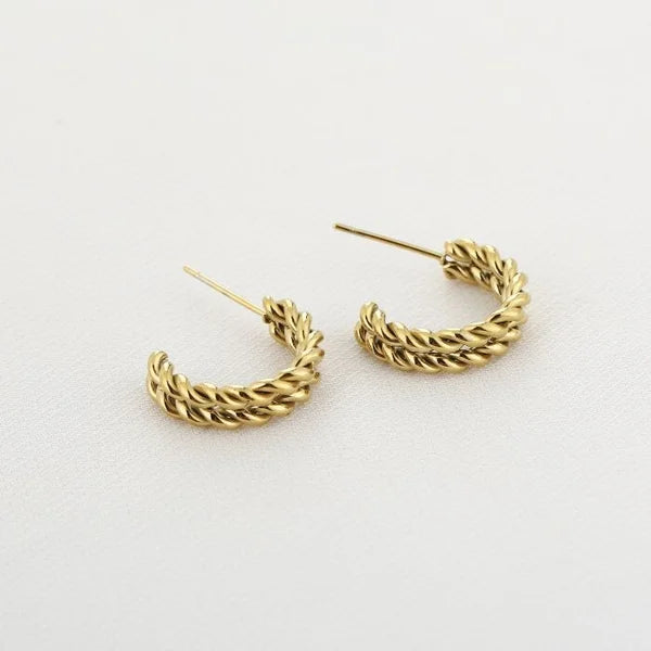 Dot Earrings - Gold - Sieradenbycelin Sieradenbycelin Sieradenbycelin