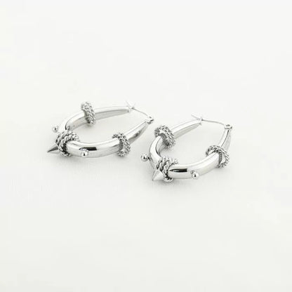 Bali Boho Earrings - Silver
