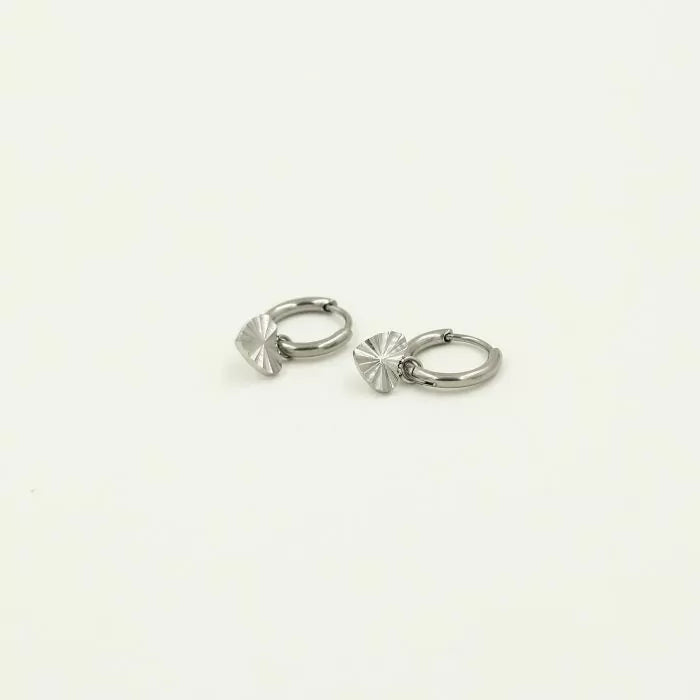 Basic Rox Earrings - Silver - Sieradenbycelin Sieradenbycelin Sieradenbycelin