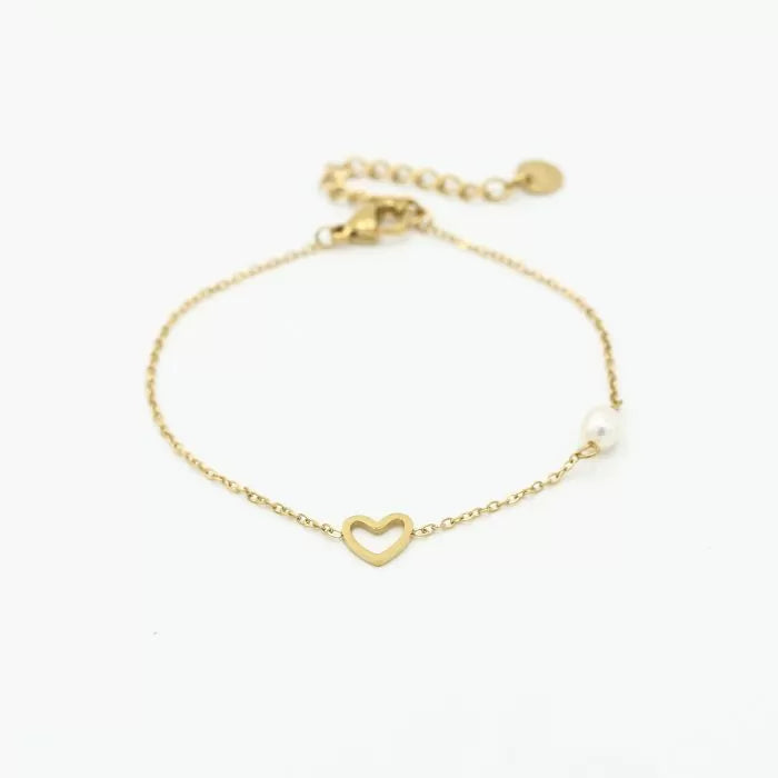 Love Parel Bracelet - Gold - Sieradenbycelin Sieradenbycelin Sieradenbycelin