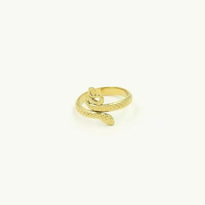 Big Snake Ring - Gold