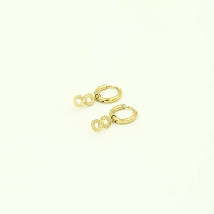 Basic Infinity Earrings - Gold - Sieradenbycelin Sieradenbycelin Sieradenbycelin