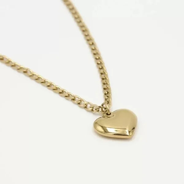 Denise Heart Necklace - Gold - Sieradenbycelin Sieradenbycelin Sieradenbycelin