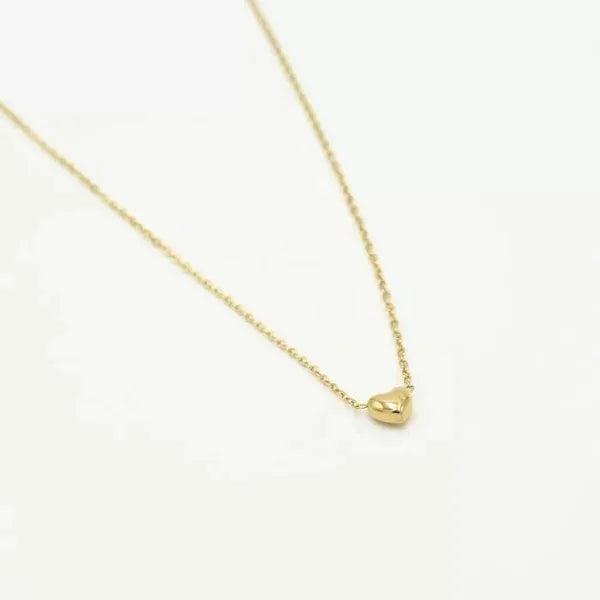 Basic Heart Necklace - Gold - Sieradenbycelin Sieradenbycelin Sieradenbycelin