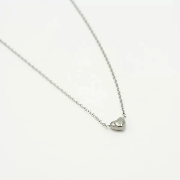 Basic Heart Necklace - Silver - Sieradenbycelin Sieradenbycelin Sieradenbycelin