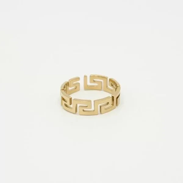 Pattern Ring - Gold