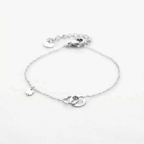 Lucky Clover Bracelet - Silver - Sieradenbycelin Sieradenbycelin Sieradenbycelin