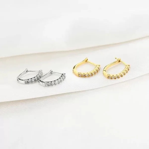 Zirkonia Basic Earrings - Silver