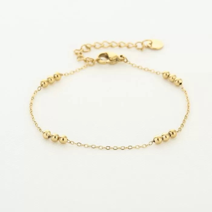 Dots Bracelet - Gold - Sieradenbycelin Sieradenbycelin Sieradenbycelin