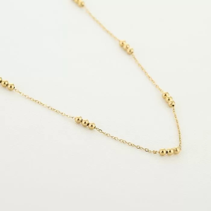 Dots Necklace - Gold - Sieradenbycelin Sieradenbycelin Sieradenbycelin