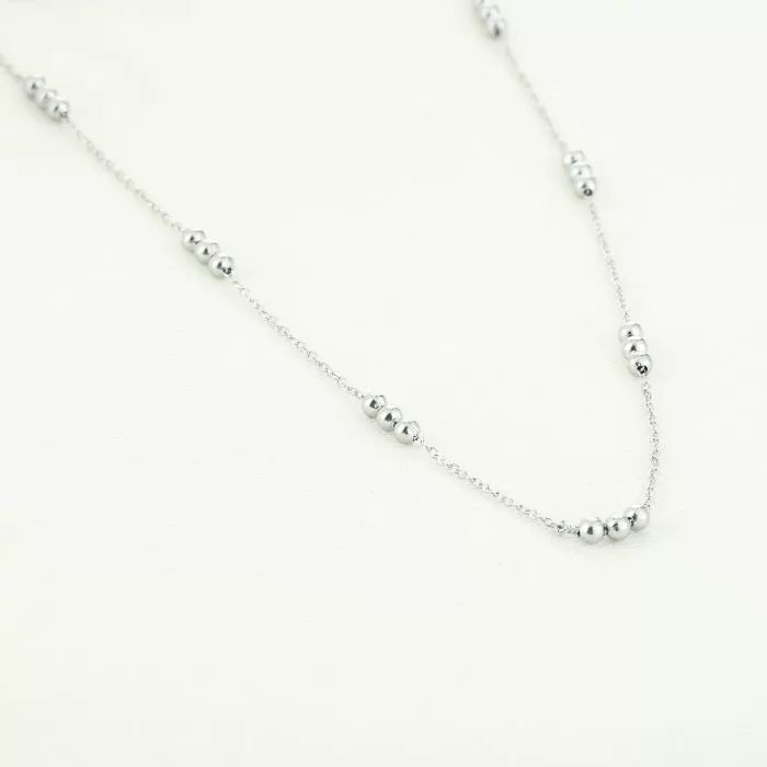Dots Necklace - Silver