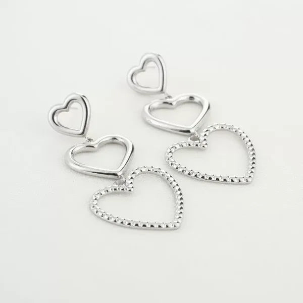 Love You Earrings - Silver - Sieradenbycelin Sieradenbycelin Sieradenbycelin