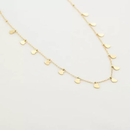 Lot Heart Necklace - Gold