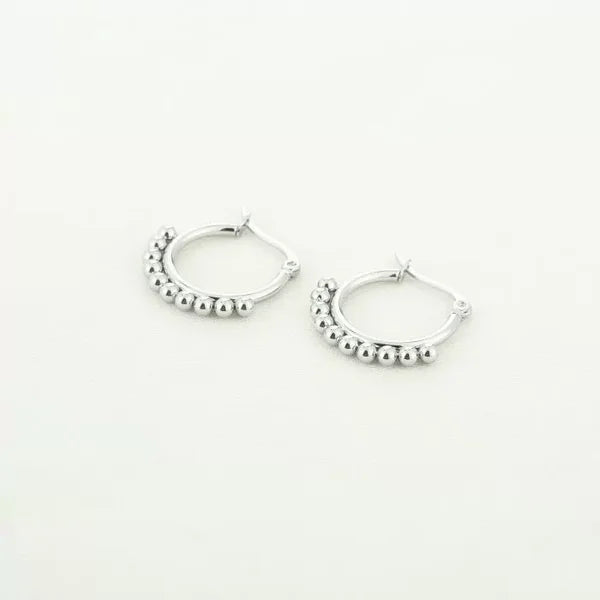 Dots Earrings - Silver