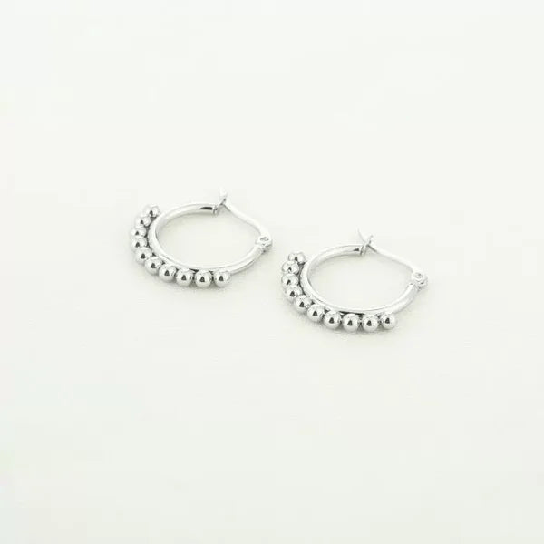 Dots Earrings - Silver - Sieradenbycelin Sieradenbycelin Sieradenbycelin