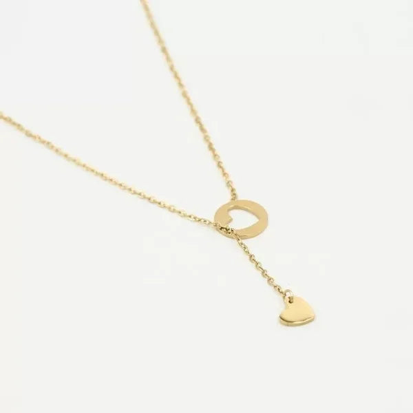 Fall in Love Necklace - Gold - Sieradenbycelin Sieradenbycelin Sieradenbycelin