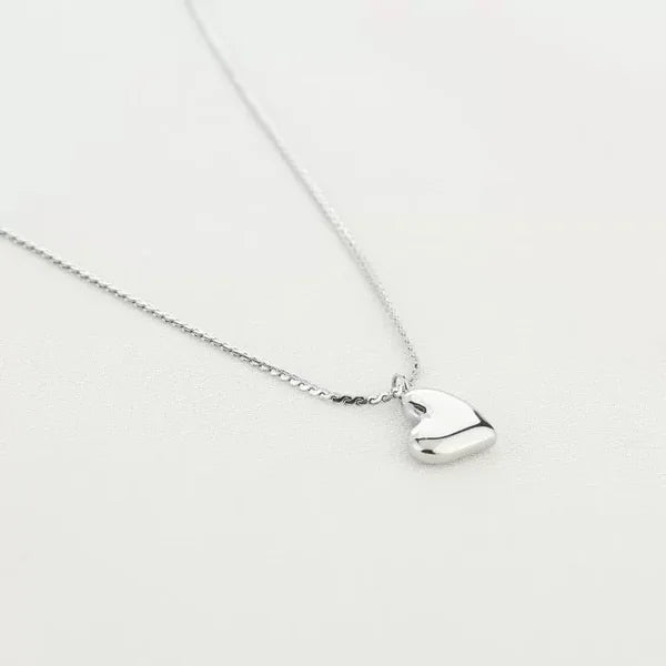 Julia Heart Necklace - Silver - Sieradenbycelin Sieradenbycelin Sieradenbycelin